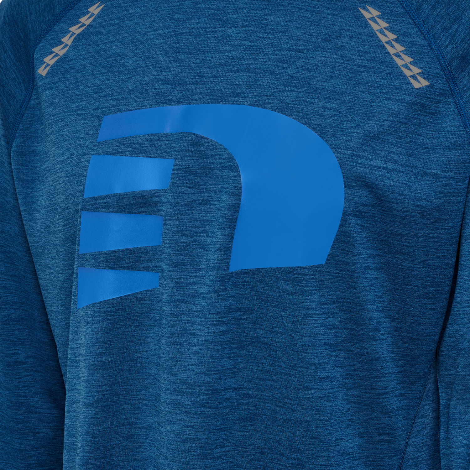 nwlORLANDO T-SHIRT S/S MEN, MAJOLICA BLUE MELANGE, packshot