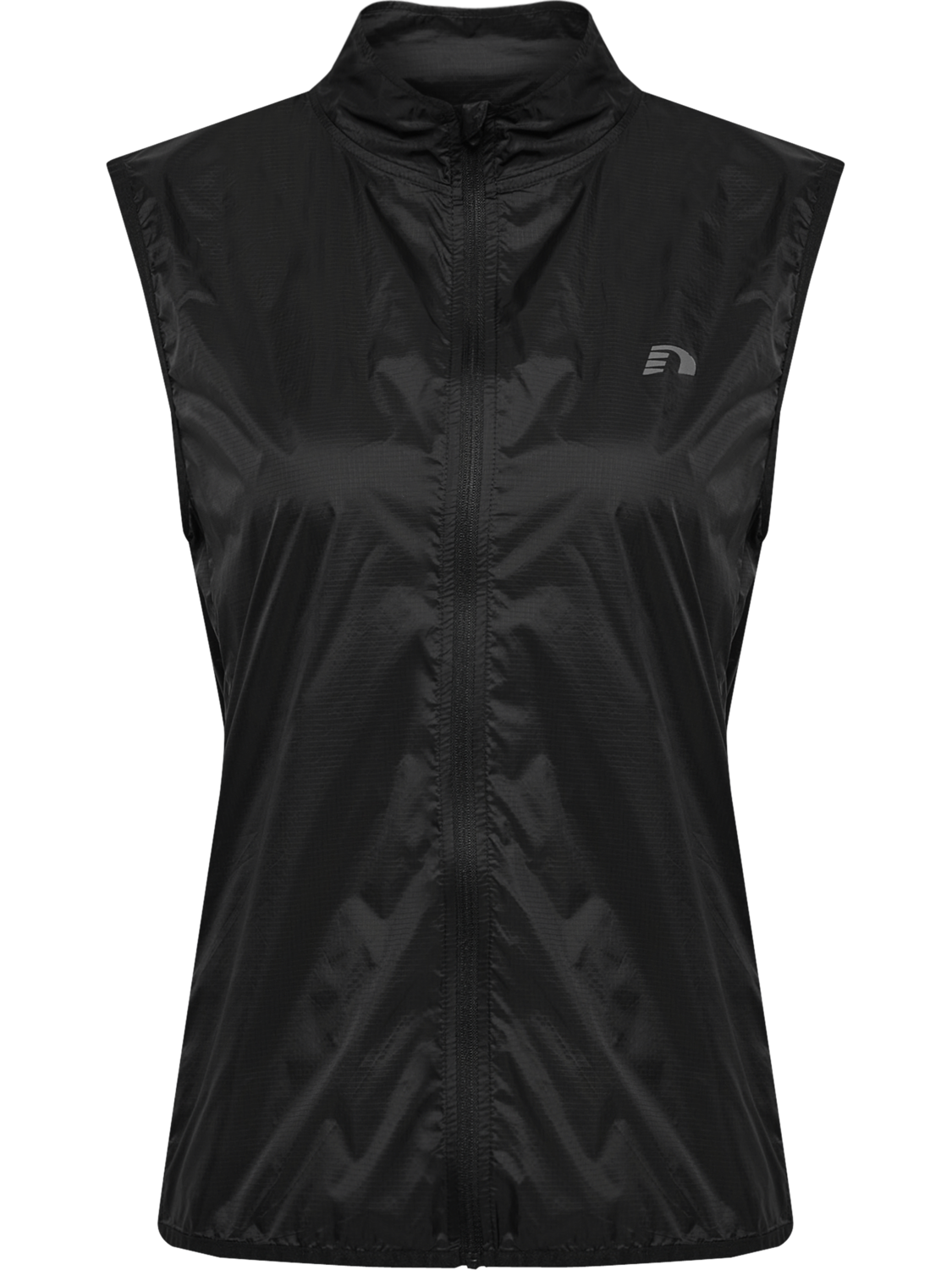 nwlPACKABLE TRAIL W VEST, BLACK, packshot