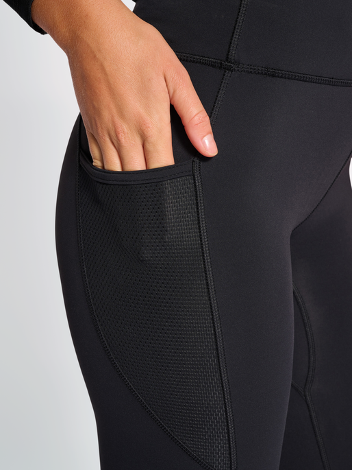 nwlCHIGACO KNEE TIGHTS WOMEN, BLACK, model