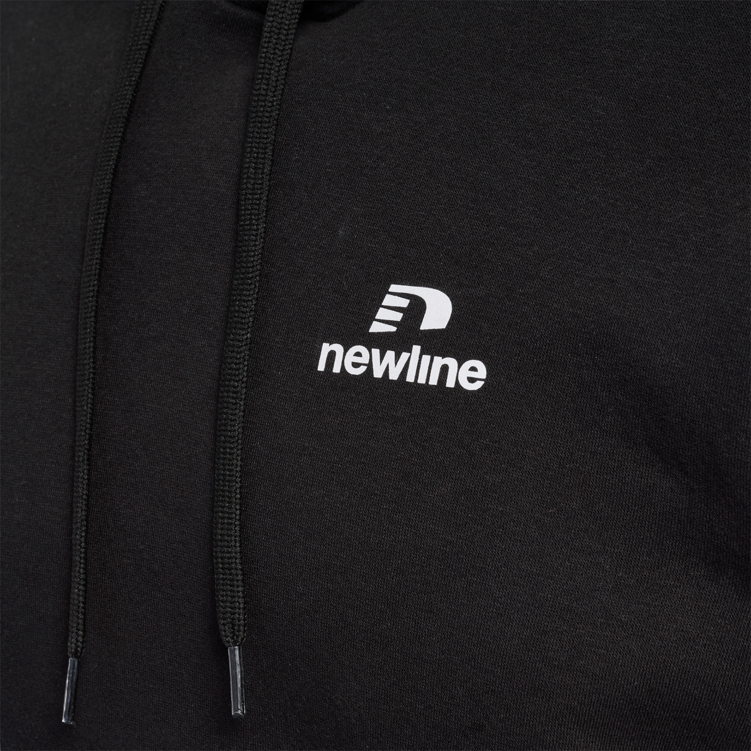 nwlLEA COTTON HOODIE MEN, BLACK, packshot