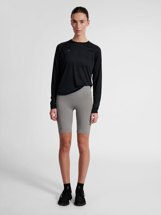 nwlRACE HW POCKET W SHORT TIGHTS, TITANIUM, model