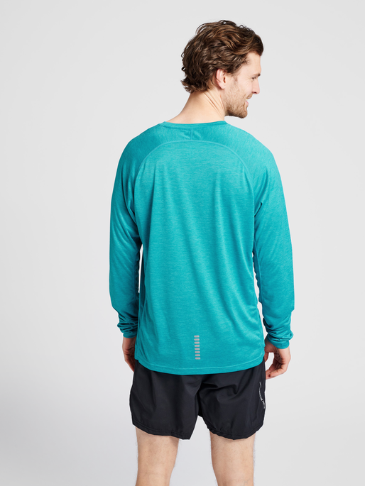 MEN RUNNING L/S, CAPRI BREEZE MELANGE, model