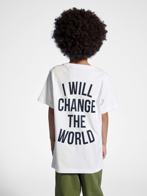 stmREVOLUTION T-SHIRT S/S, BRIGHT WHITE, model