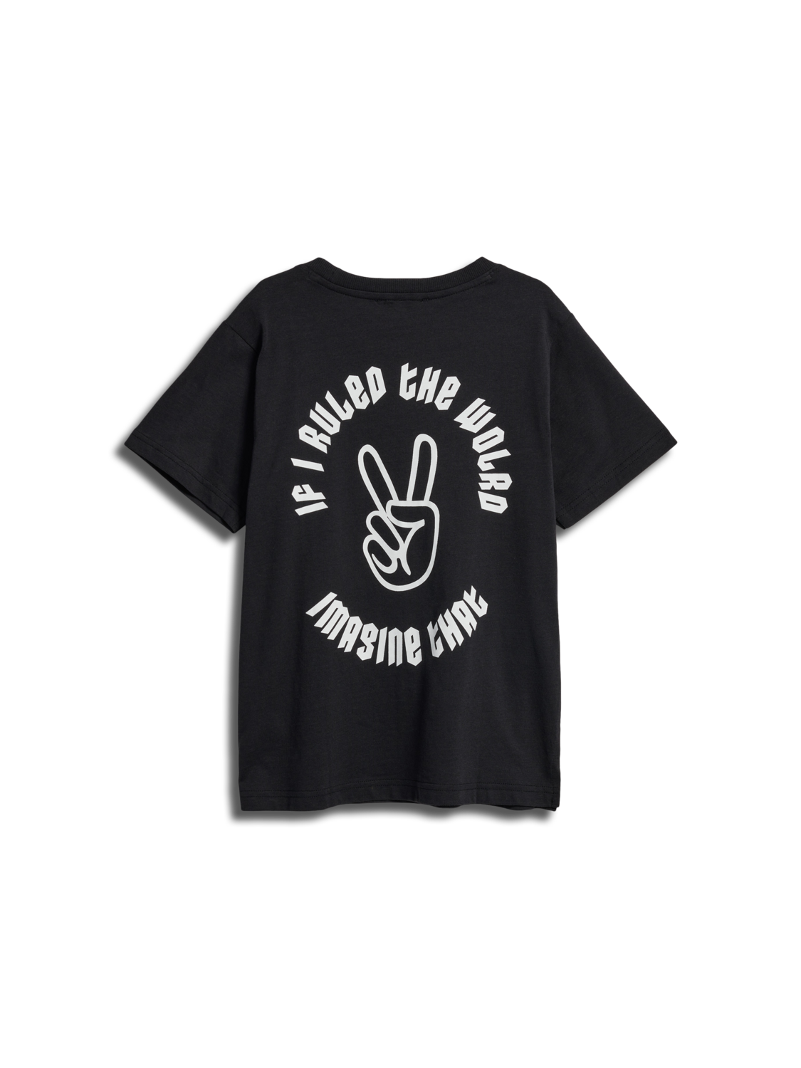 stsCROWN T-SHIRT S/S, BLACK, packshot